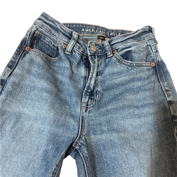 American Eagle Outfitters Blue Skinny Jeans Distressed - Picture 5 of 6